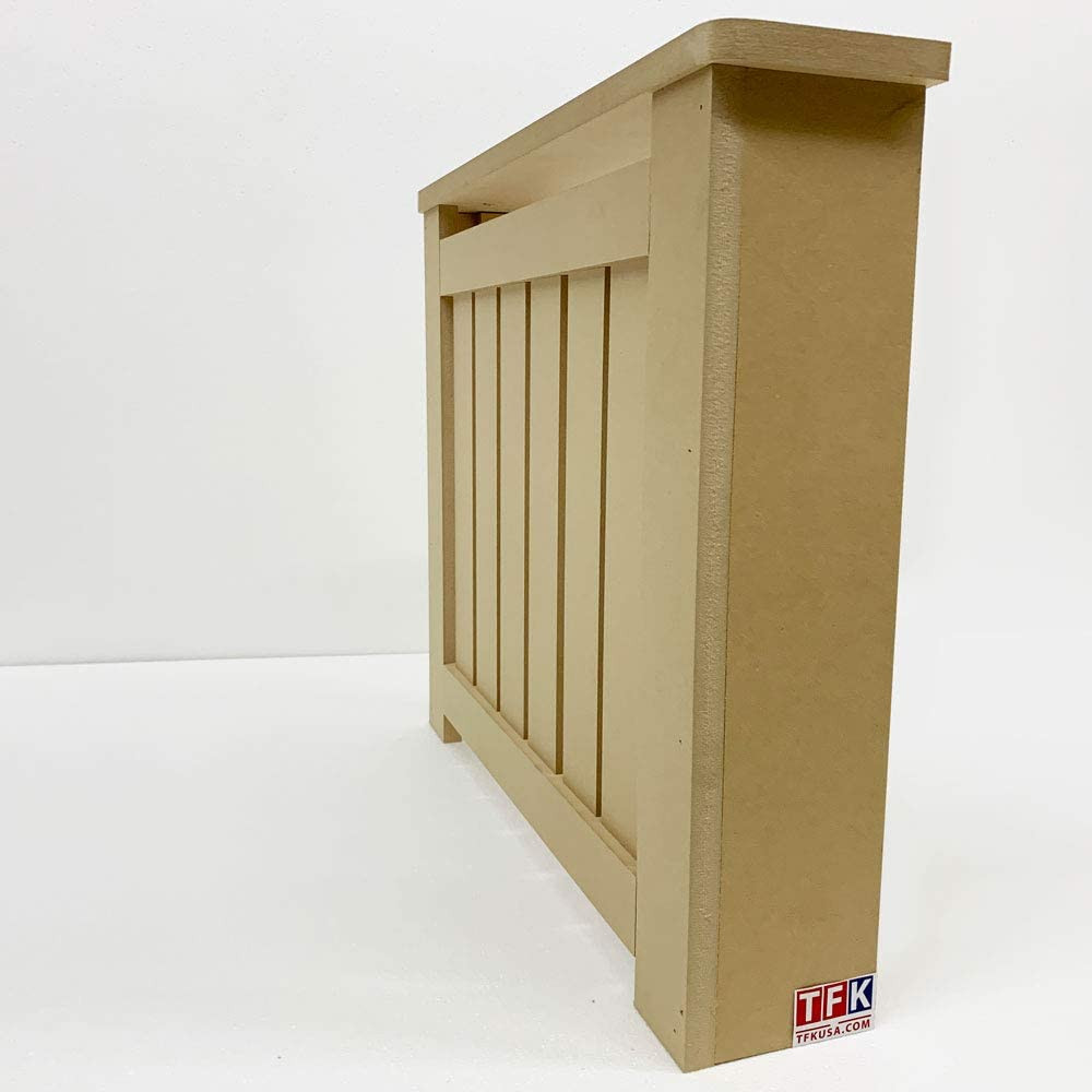 Unfinished MDF Radiator Cover Total Size 40" Width x 6" Depth x 24" Height - MD24