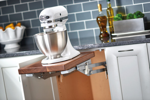 Mixer/Appliance Lift Soft-Close Mechanism without Shelf Sink & Base Accessories