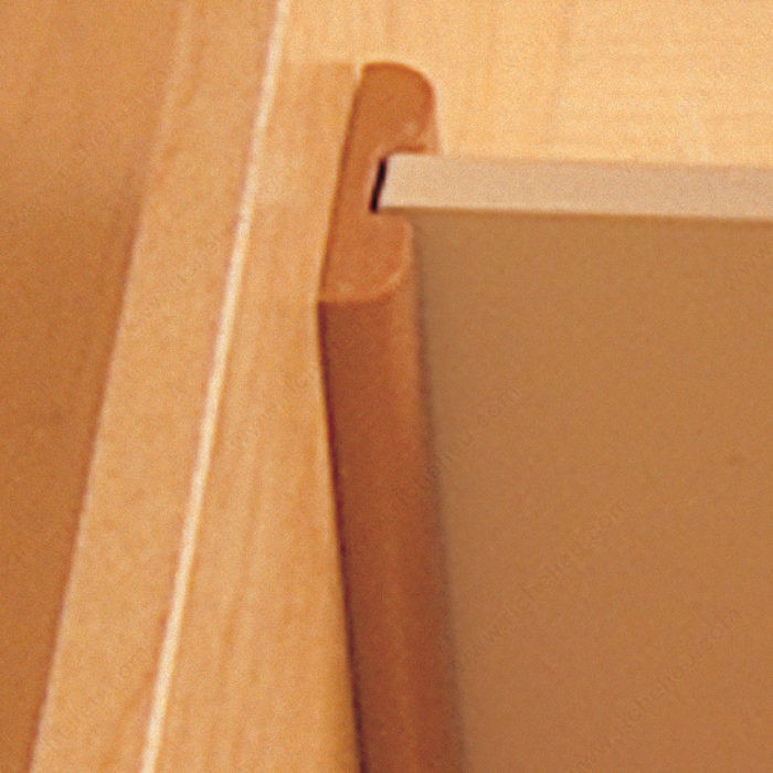 Partition Holder, Height 3 in, Finish Brown PRO-PACK 2