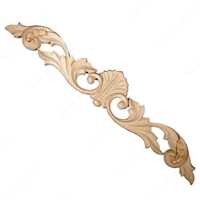 Ornament, Height - Overall Dimensions 4 3/4 in, Species Maple, Width 24 in