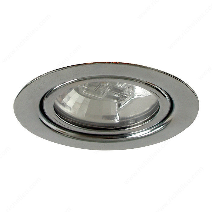 20W Halogen, Recessed or Surface-Mounted, Transformer included., Style Traditional, Finish Brass, Kit 1 Lamp