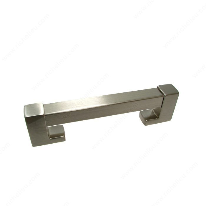 Contemporary Metal Pull - 1003, Center to Center 128 mm, Projection - Overall Dimensions 35 mm