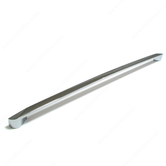 Contemporary Metal Pull - 1005, Center to Center 416 mm, Projection - Overall Dimensions 26 mm