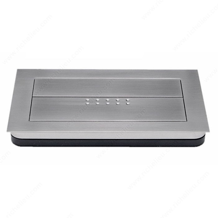 Contemporary Recessed Metal Pull - 1011,