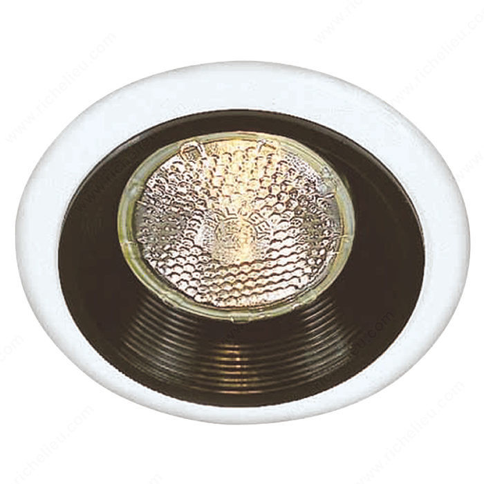 50W PAR20 Recessed Fixture, Finish White, Function Standard