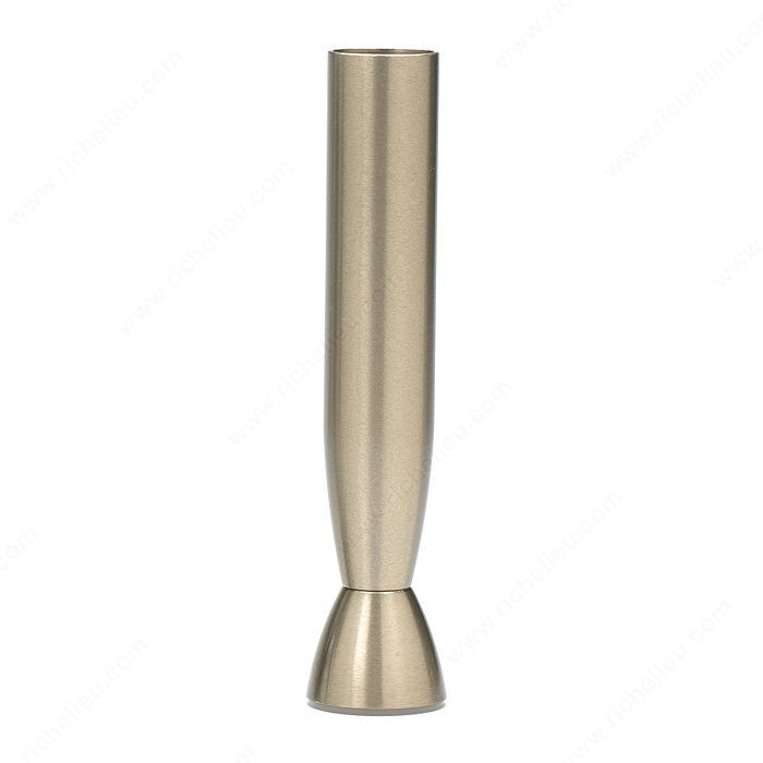 Design Furniture Leg - 1029, Height 146.5 mm, Finish Satin Nickel