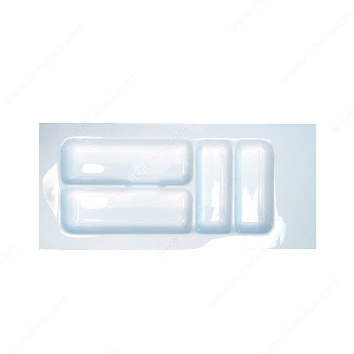 Cutlery Divider, Width 197 to 248 mm, Finish White