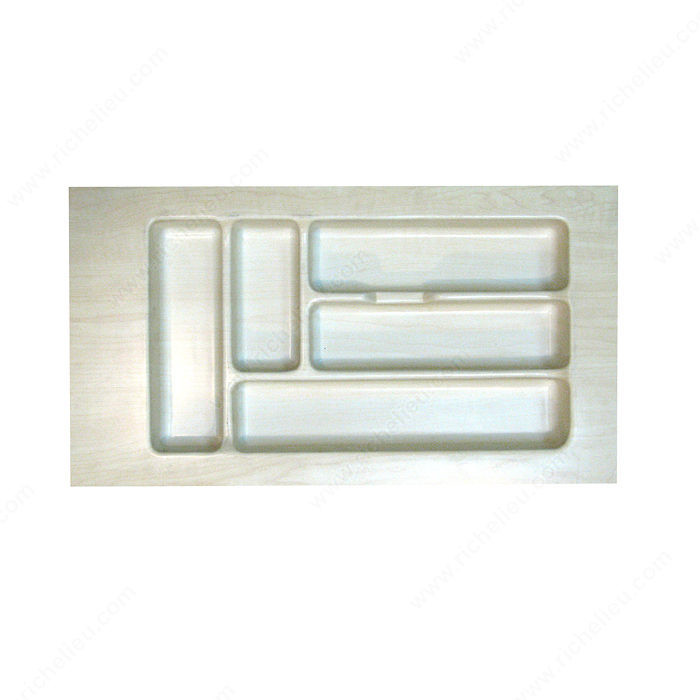 Cutlery Divider, Width 241 to 298 mm, Finish Maple