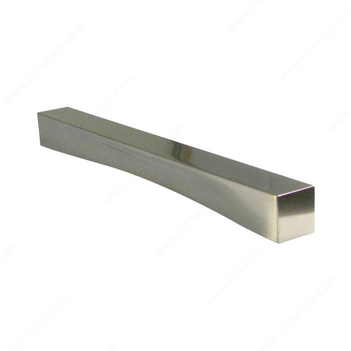 Transitional Metal Pull - 1046, Center to Center 224 mm, Finish Brushed Nickel, Length - Overall Dimensions 264 mm