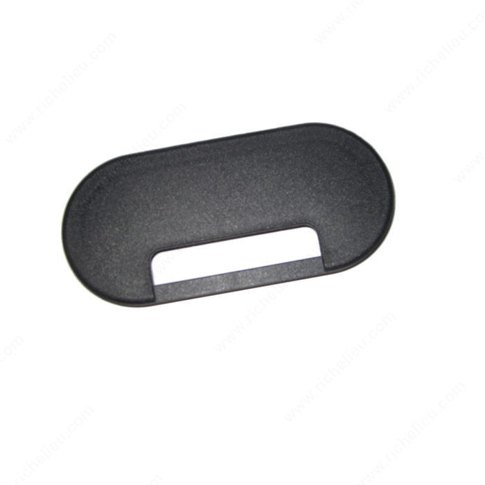 Oval Cable Grommet, Finish Black PRO-PACK 3