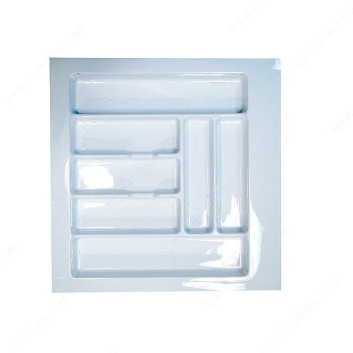 Cutlery Divider, Width 495 to 552 mm, Finish White