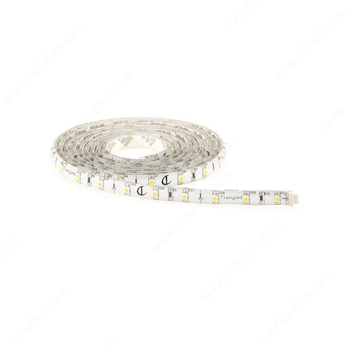 LED FlexyLed Tape Light, Design with lighting in mind!, Light Color Neutral White, Kelvin Color Temperature 4,250? - 4,600?, Watts 9.6 W, Length 2 000 mm