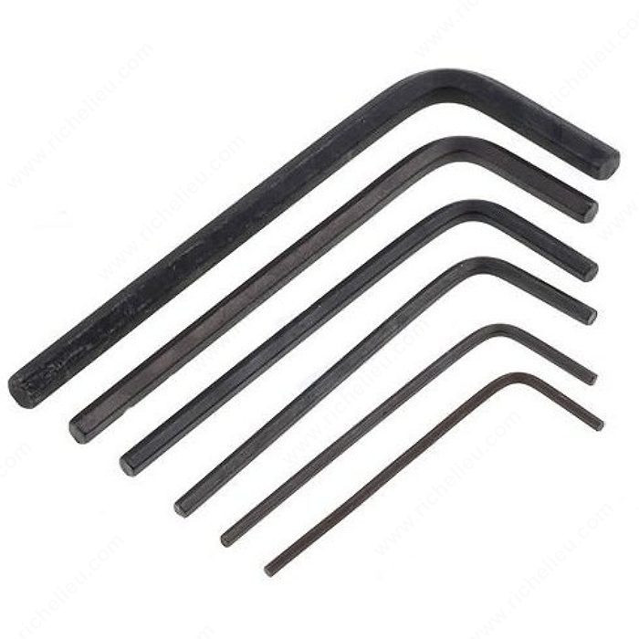 Allen Keys, Dimensions 5 mm, Material Hardened Steel, Finish Black PRO-PACK 10