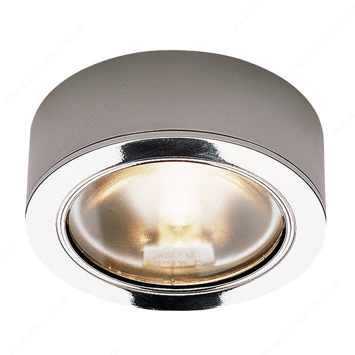 20W Recessed or Surface-Mounted Halogen, Surface- mounting trim ring included., Finish White
