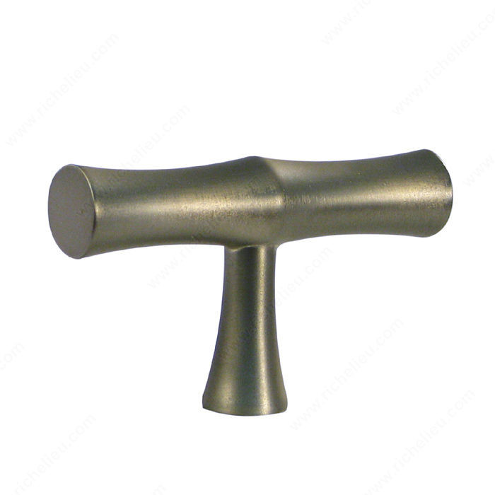 Traditional Forged Iron Knob - LC11, Finish Satin Nickel, Material Brass