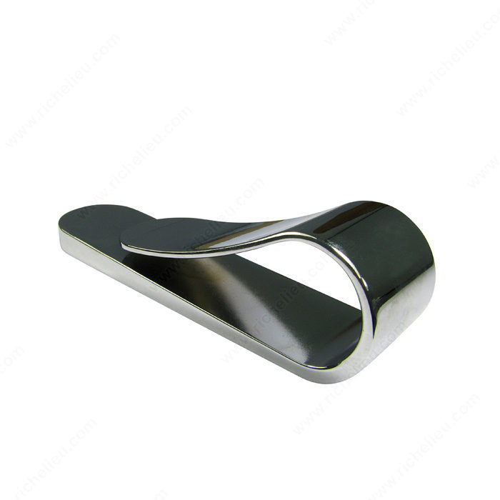 Contemporary Metal Pull - 1112, Finish Chrome
