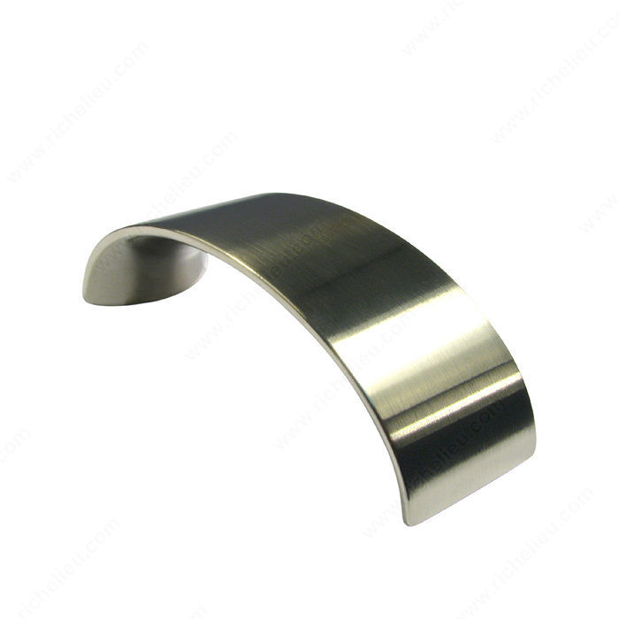 Contemporary Metal Pull - 1113, Finish Matte Nickel