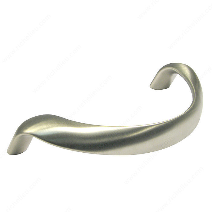 Contemporary Metal Pull - 1121, Finish Matte Nickel