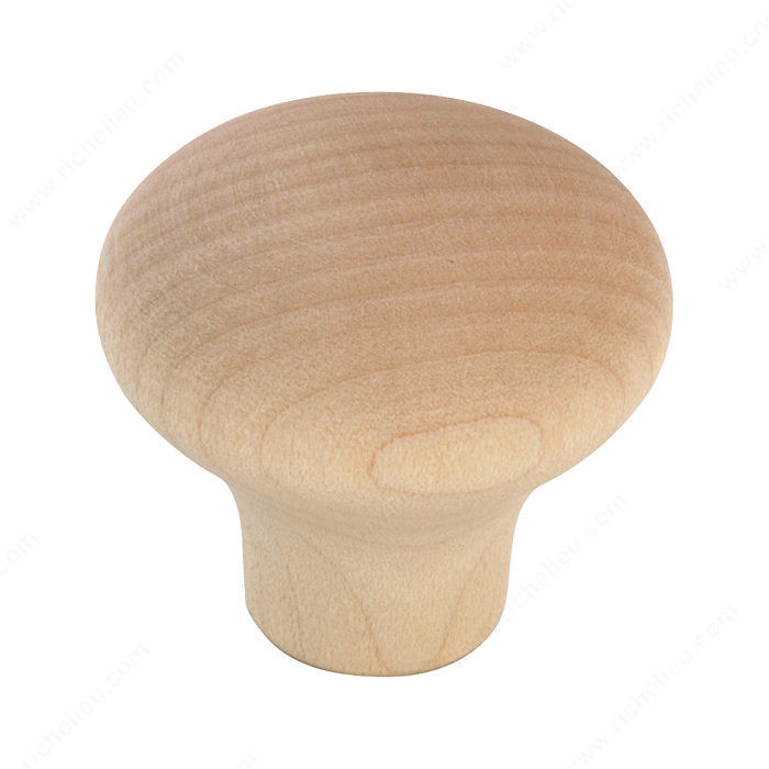 Eclectic Wood Knob - 50, Screw/Nail 8/32 (Not Included) PRO-PACK 5