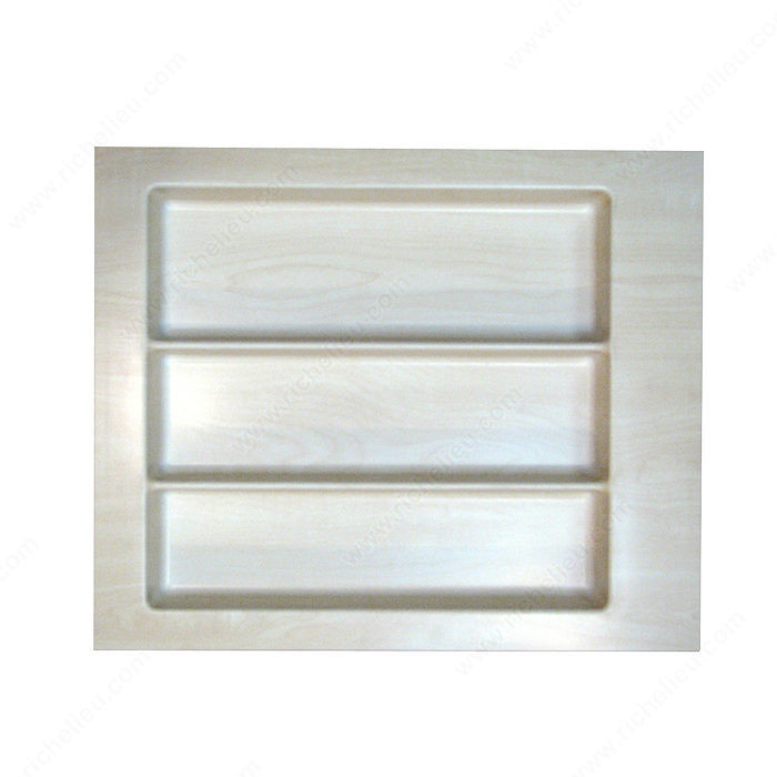 Utensil Divider, Width 495 to 552 mm, Finish Maple