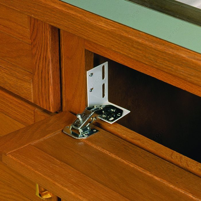 Tip-Out Tray Hinges, Width 3 3/4 in, Depth 2 1/4 in, Height 2 7/8 in