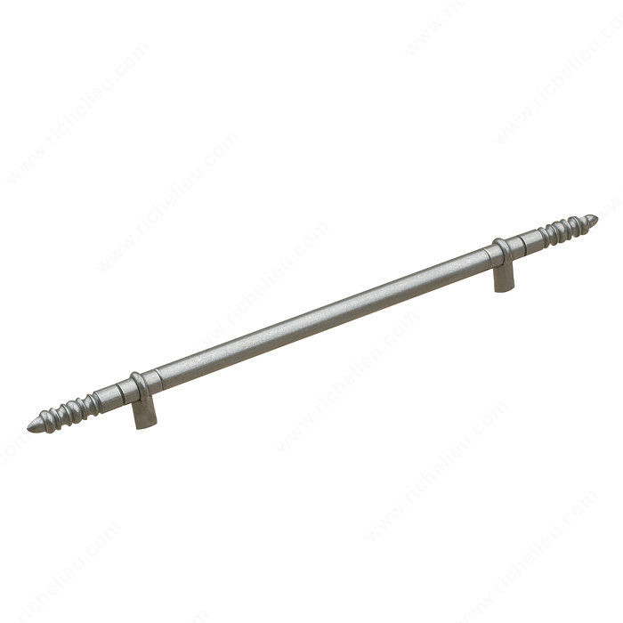 Traditional Forged Iron Pull - 1172, Center to Center 672 mm, Finish Natural Iron, Length - Overall Dimensions 900 mm