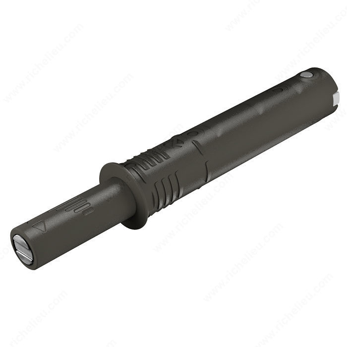 K PUSH TECH - Push-to-Open Motion, Push to Open Technology, System Type Concealed, Finish Black Anthracite, Run 20 mm, Characteristics With magnetic plate for unsprung hinges