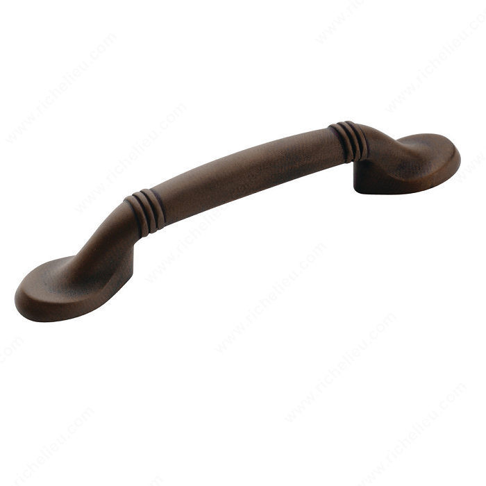 Traditional Zinc Pull - 1300, Finish Antique Rust