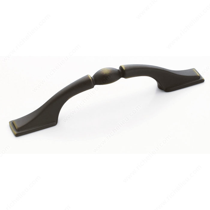 Traditional Zinc Pull - 1302, Center to Center 3 in, Finish Roman Bronze