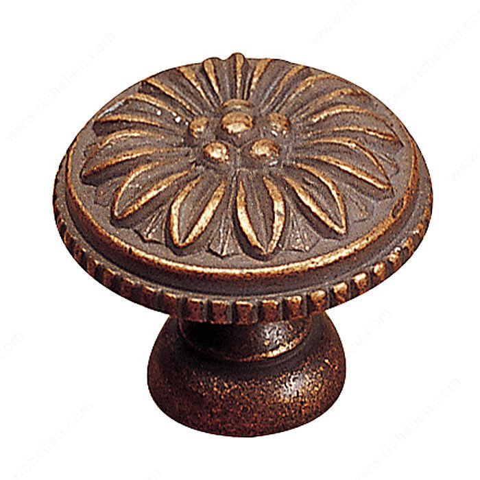 Traditional Brass Knob - 1303,