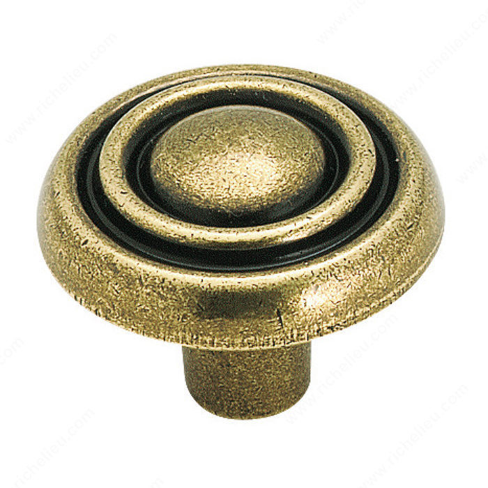 Traditional Zinc Knob - 1306, Finish Sterling Nickel PRO-PACK 2