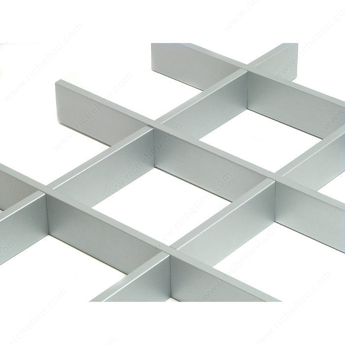 Wood Partitions for 1304 drawers, Width 36 in, Finish Grey