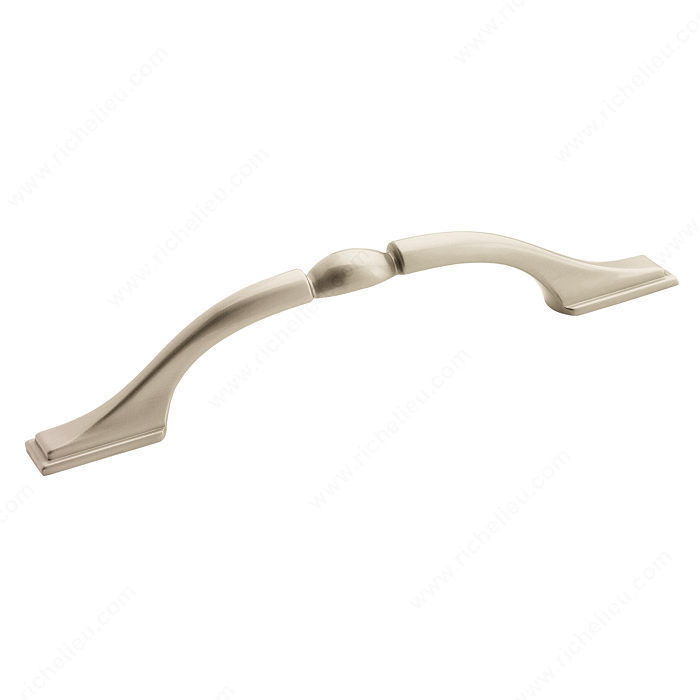 Traditional Zinc Pull - 1302, Center to Center 96 mm, Finish Satin Nickel
