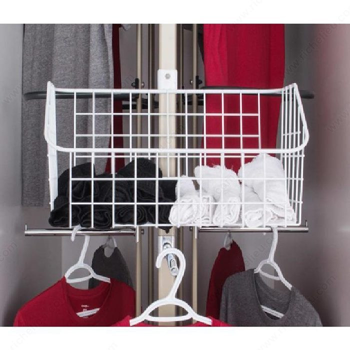 Optional Basket for Rotating Closet System,