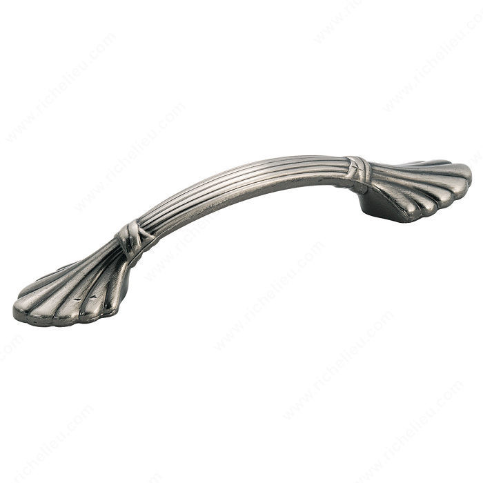 Eclectic Zinc Pull - 1333, Finish Wrought Iron PRO-PACK 2