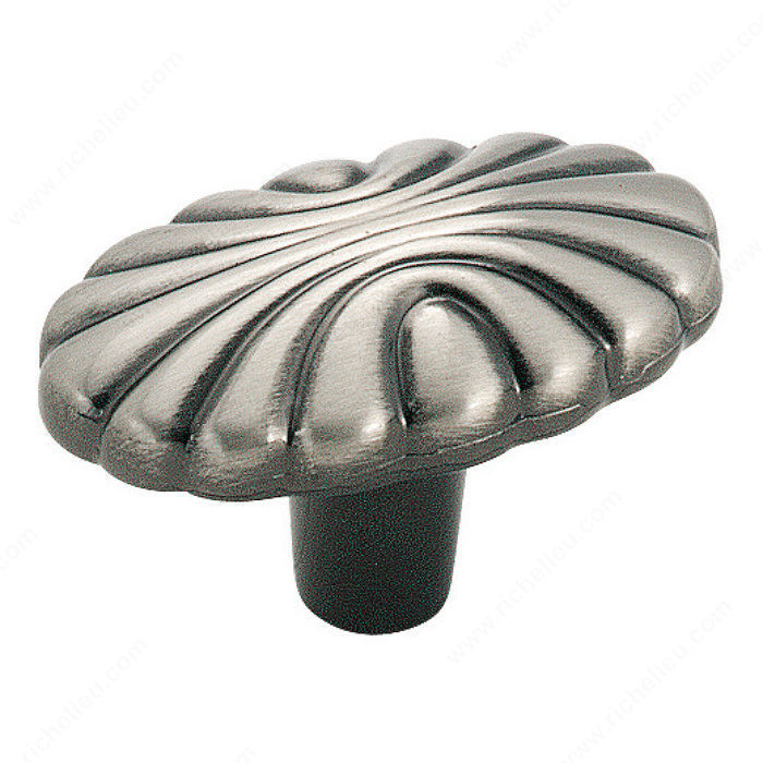 Eclectic Zinc Knob - 1338, Finish Burnished Brass