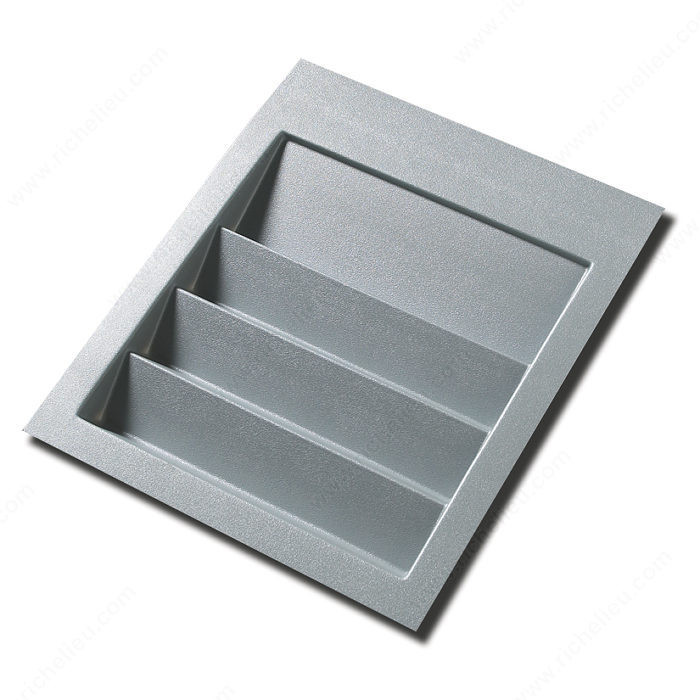 Spice Divider, Width 343 to 400 mm, Finish Silver Grey