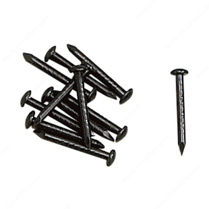 Decorative Nails, Width - Overall Dimensions 1.8 mm, Length - Overall Dimensions 16 mm, Material Black PRO-PACK 5