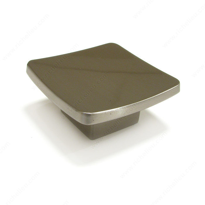 Contemporary Metal Knob - 136, Length - Overall Dimensions 57 mm