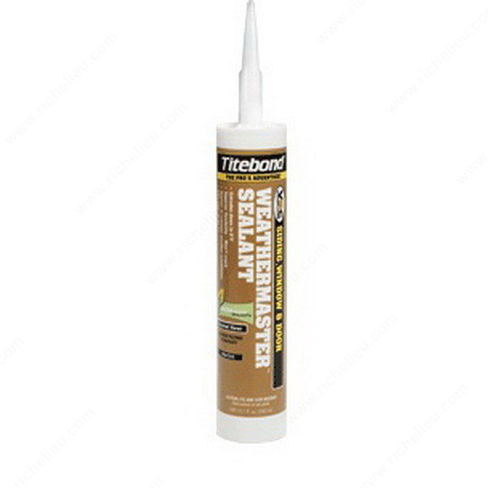 Titebond WeatherMasterTM Sealant, Siding, Window, and Door Sealant,
