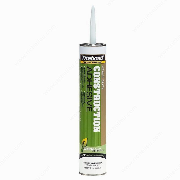 Titebond Solvent Free Construction Adhesive - Size: 29 oz,
