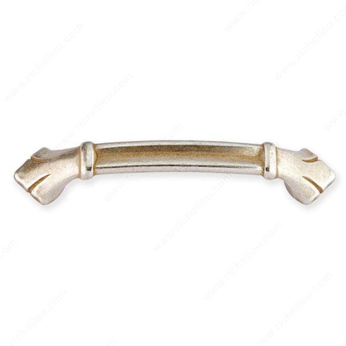 Traditional Brass Pull - 1505, Finish Oriental Silver