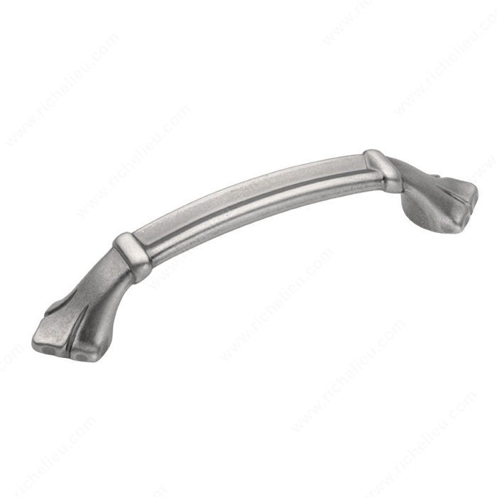 Traditional Brass Pull - 1505, Finish Faux Iron
