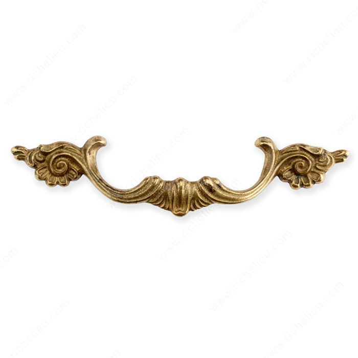 Traditional Brass Pull - 1511, Center to Center 96 mm