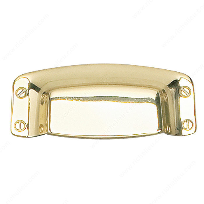 Traditional Brass Pull - 1512, Finish Brass