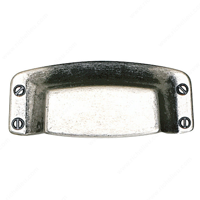 Traditional Brass Pull - 1512, Finish Faux Iron