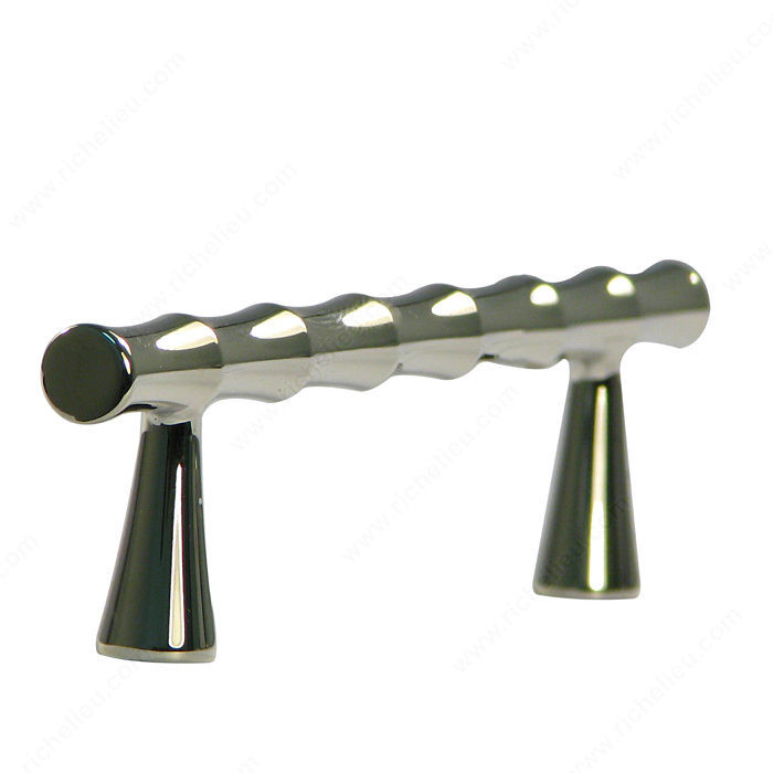 Traditional Forged Iron Pull - LC15, Finish Polished Nickel, Material Brass