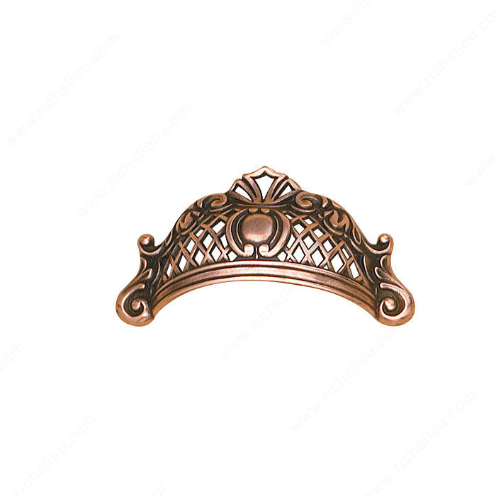 Traditional Brass Pull - 1513, Finish Old Copper