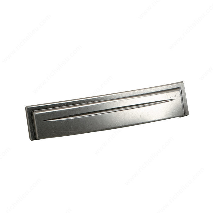 Transitional Brass Pull - 1515, Finish Faux Iron