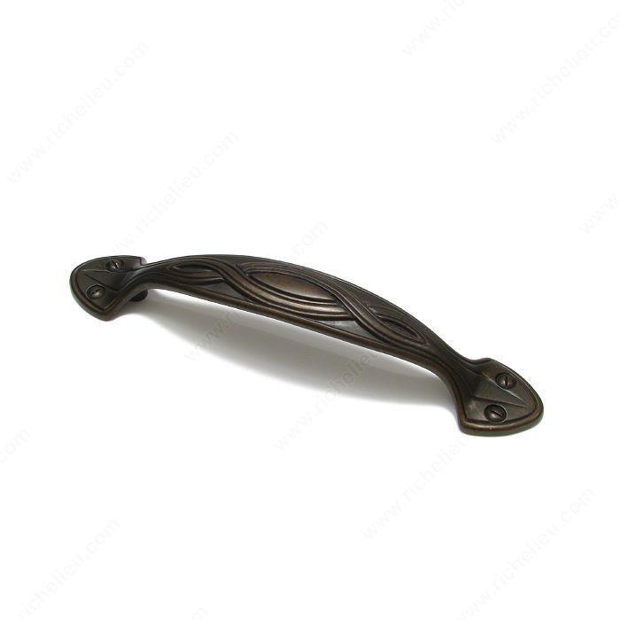 Traditional Brass Pull - 1514, Finish Old America
